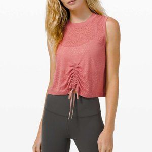 lululemon Cinch Me Up Front Tank Veil
